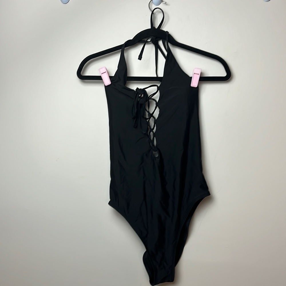 Aerie lace up swimsuit